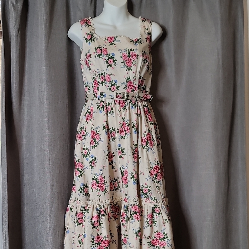 Modcloth Collectif 40s Inspired /cottage Core Dress xs